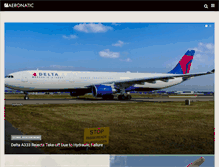 Tablet Screenshot of aeronatic.com